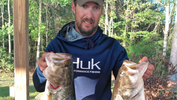 Pineville angler lands two double-digit bass on back-to-back casts at Caney