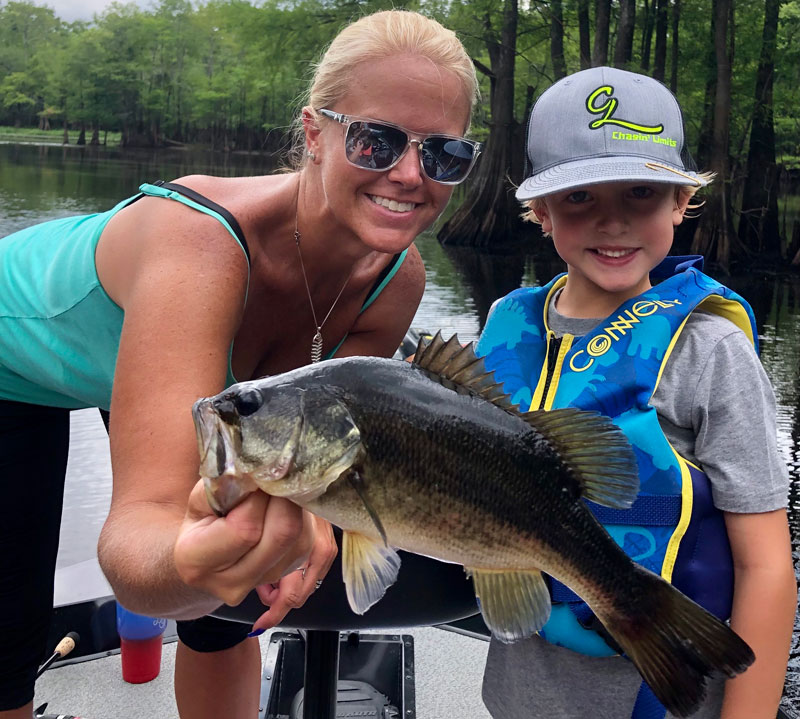 Waccamaw River bass are on their feed in April
