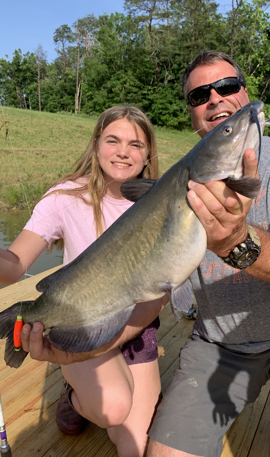 Kaleigh McMichael’s big channel catfish